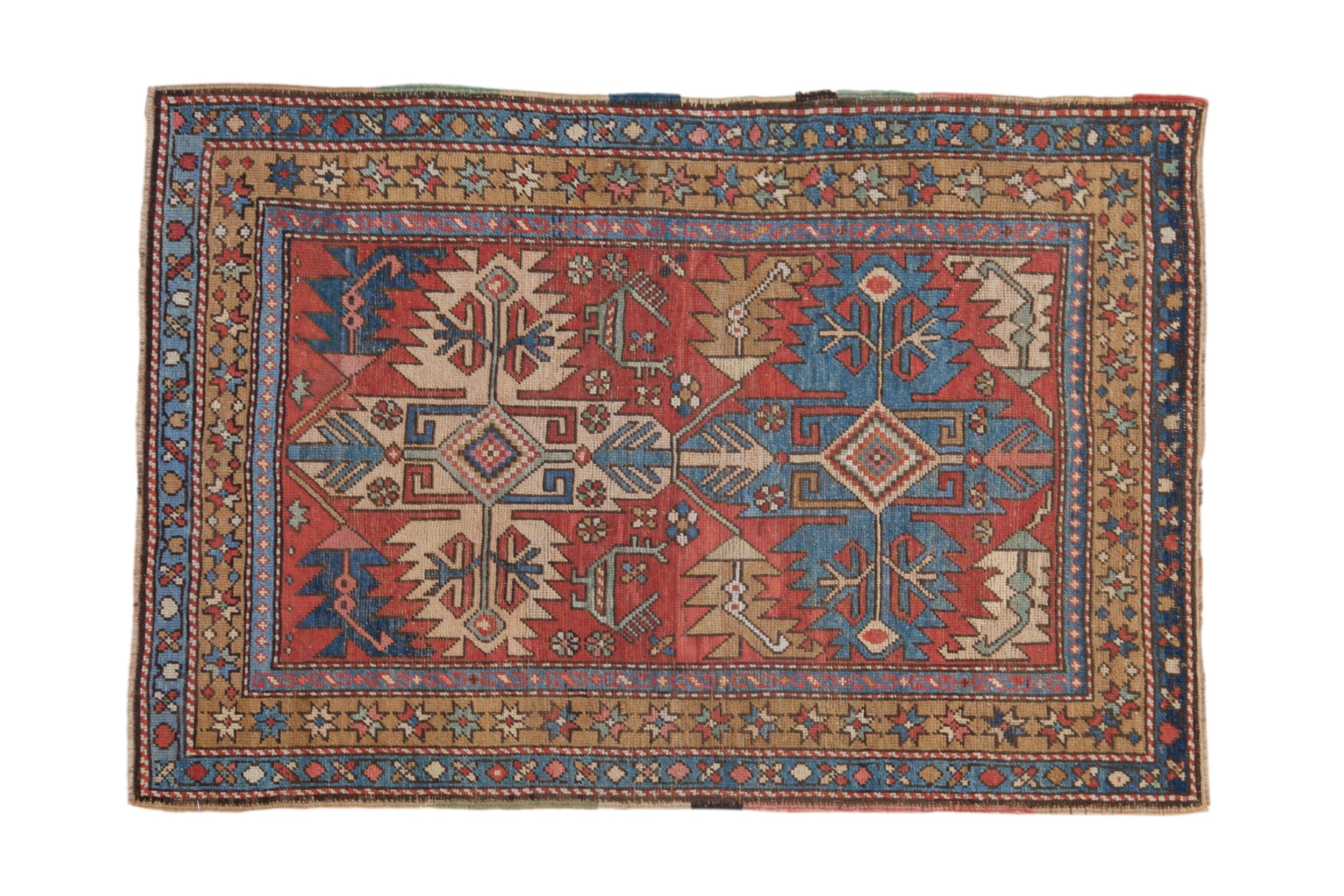 3.5x5 Vintage Heriz Rug