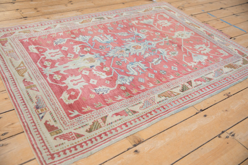 3.5x5 Vintage Distressed Anatolian Rug