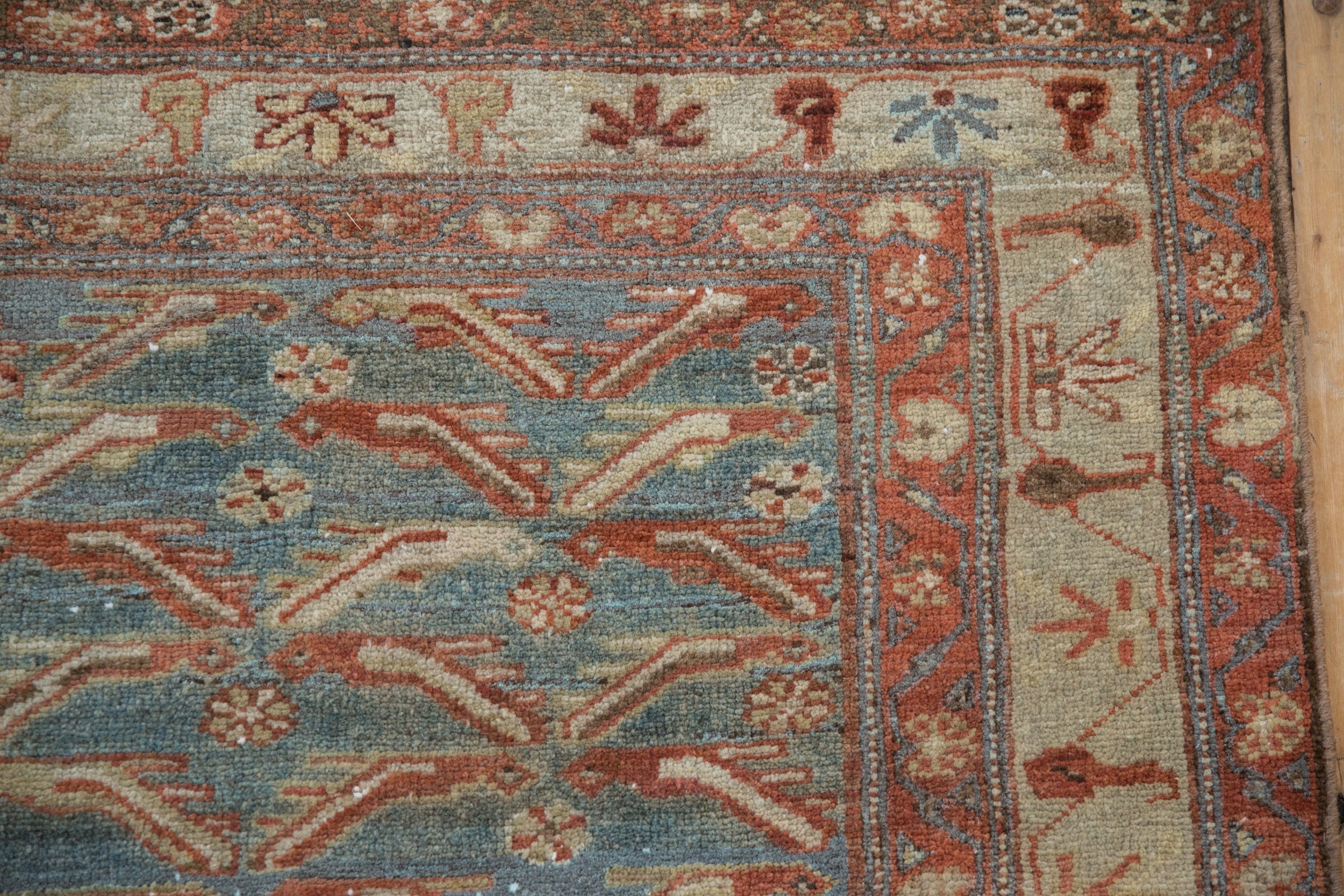 4x6.5 Vintage Distressed Malayer Rug