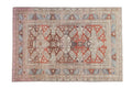 3.5x5.5 Vintage Distressed Caucasian Rug