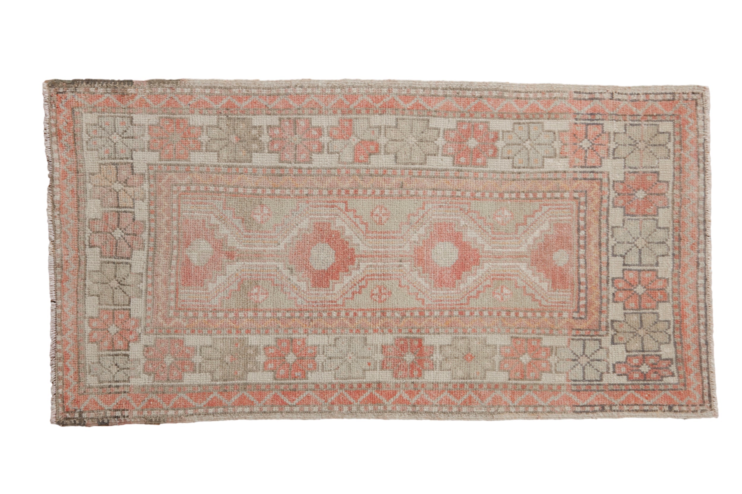 2.5x5 Vintage Distressed Oushak Rug Runner