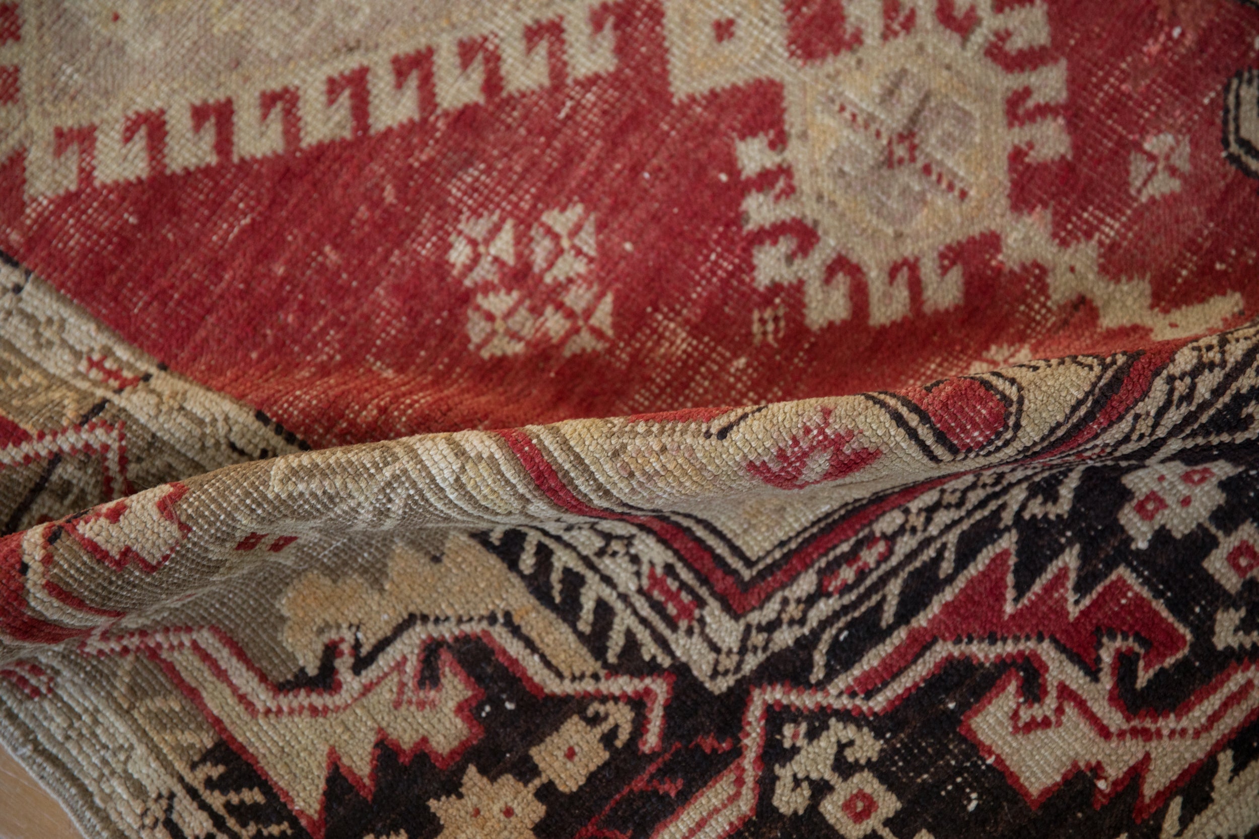 3.5x11 Vintage Distressed Oushak Rug Runner
