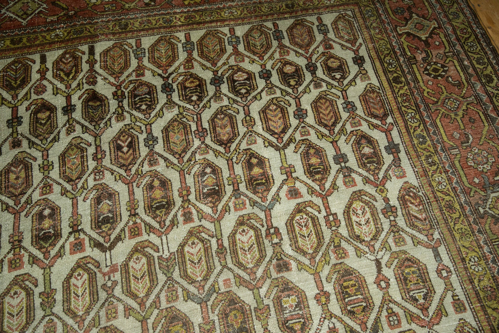 10x15.5 Vintage Distressed Hamadan Carpet