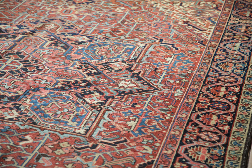 9.5x12 Vintage Heriz Carpet