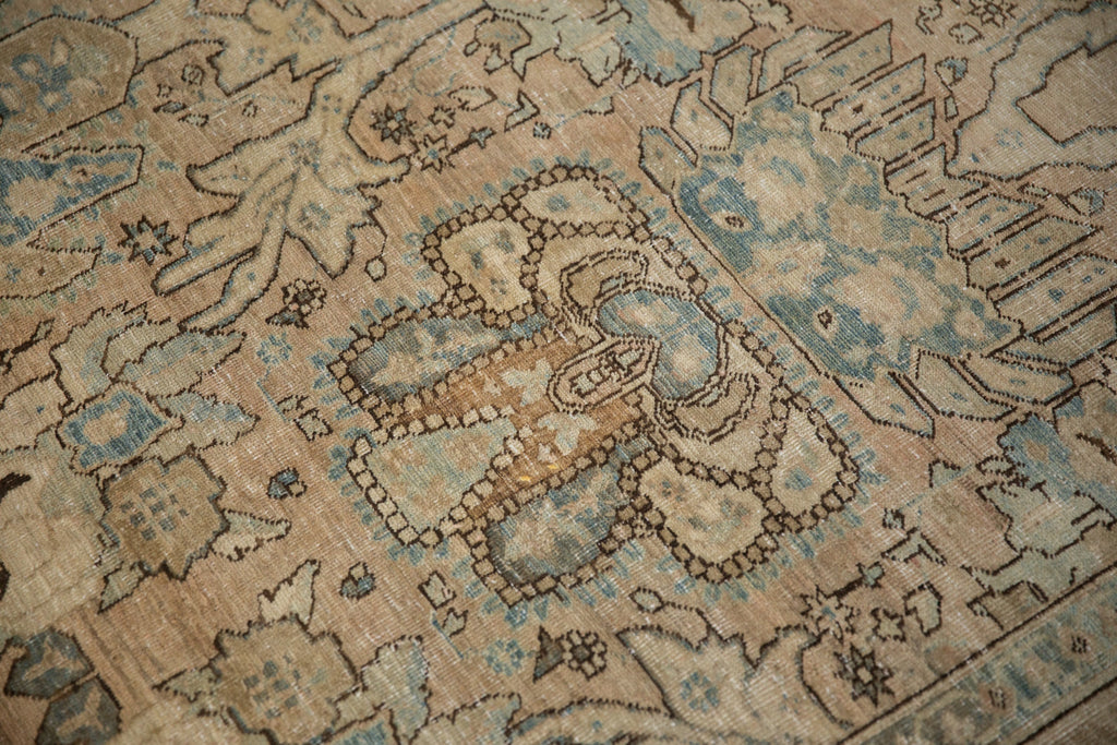 7x11 Vintage Distressed Tabriz Carpet
