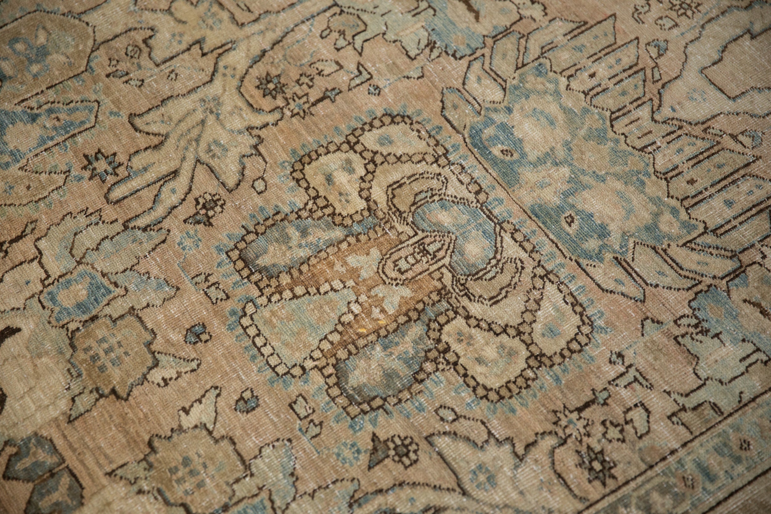 7x11 Vintage Distressed Tabriz Carpet