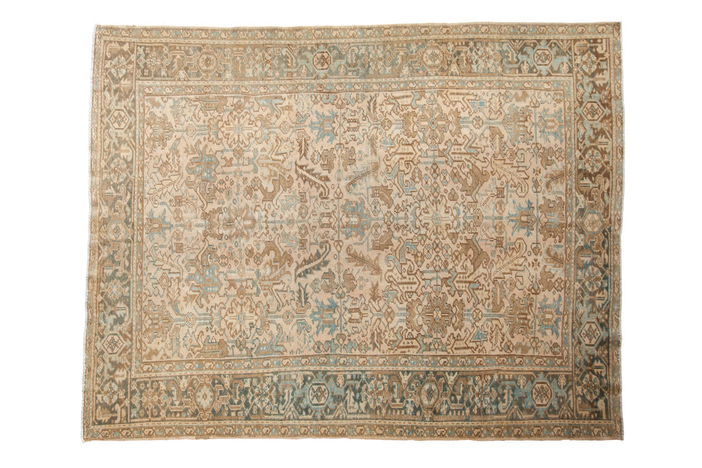 7x9 Vintage Distressed Mehrivan Carpet