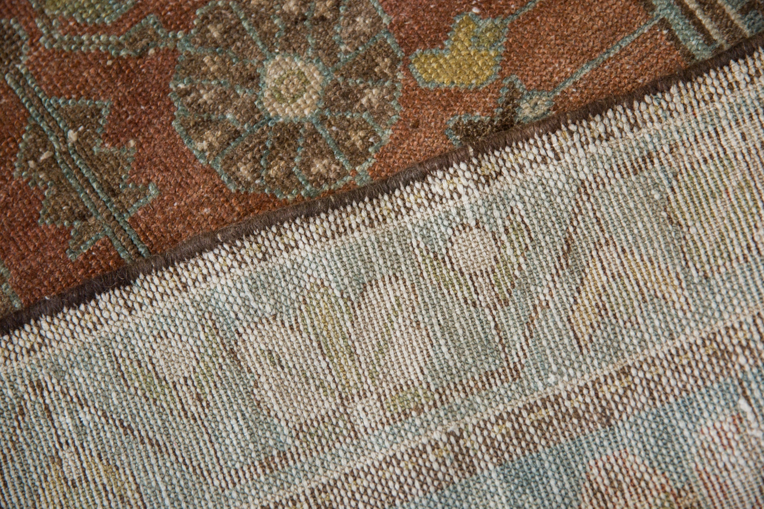2.5x4 Vintage Distressed Mazlaghan Rug