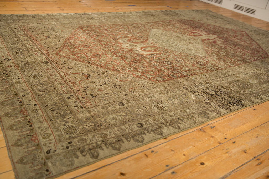 7.5x11.5 Antique Distressed Bijar Carpet