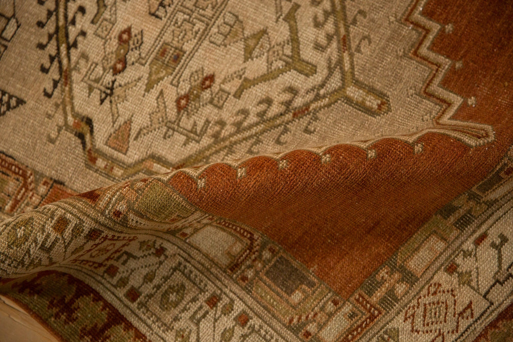 3.5x8.5 Vintage Distressed Serab Rug Runner