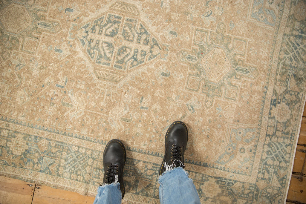 5x6.5 Vintage Distressed Karaja Rug