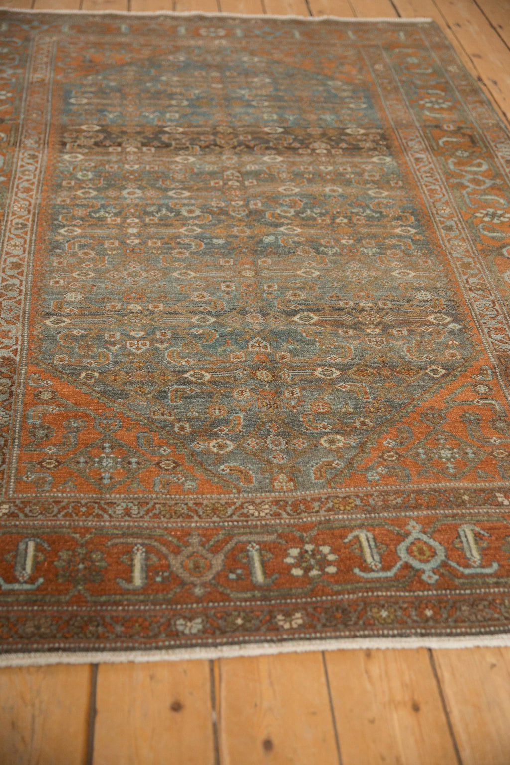 4.5x7.5 Vintage Distressed Malayer Rug