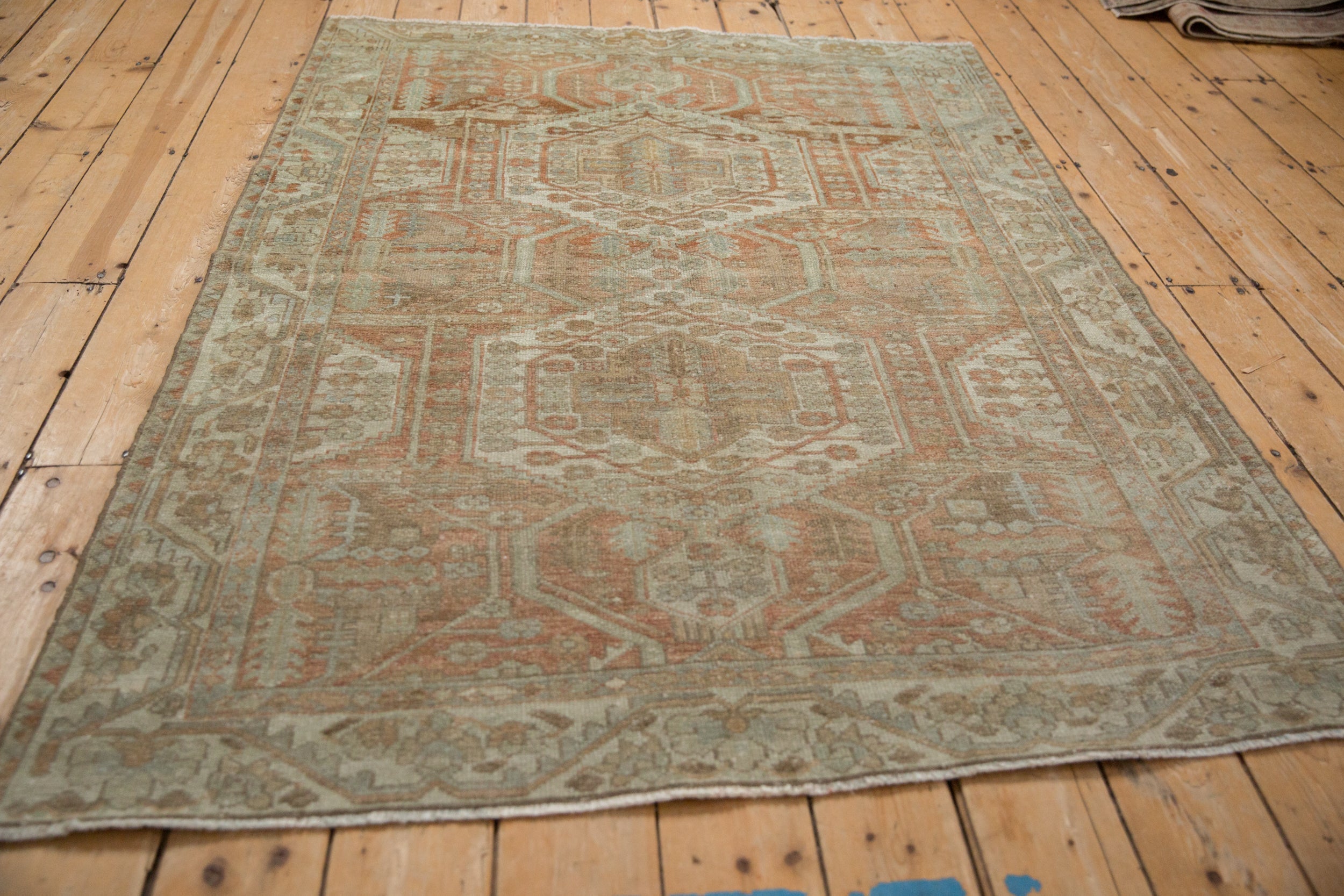 4.5x6.5 Vintage Distressed Malayer Rug