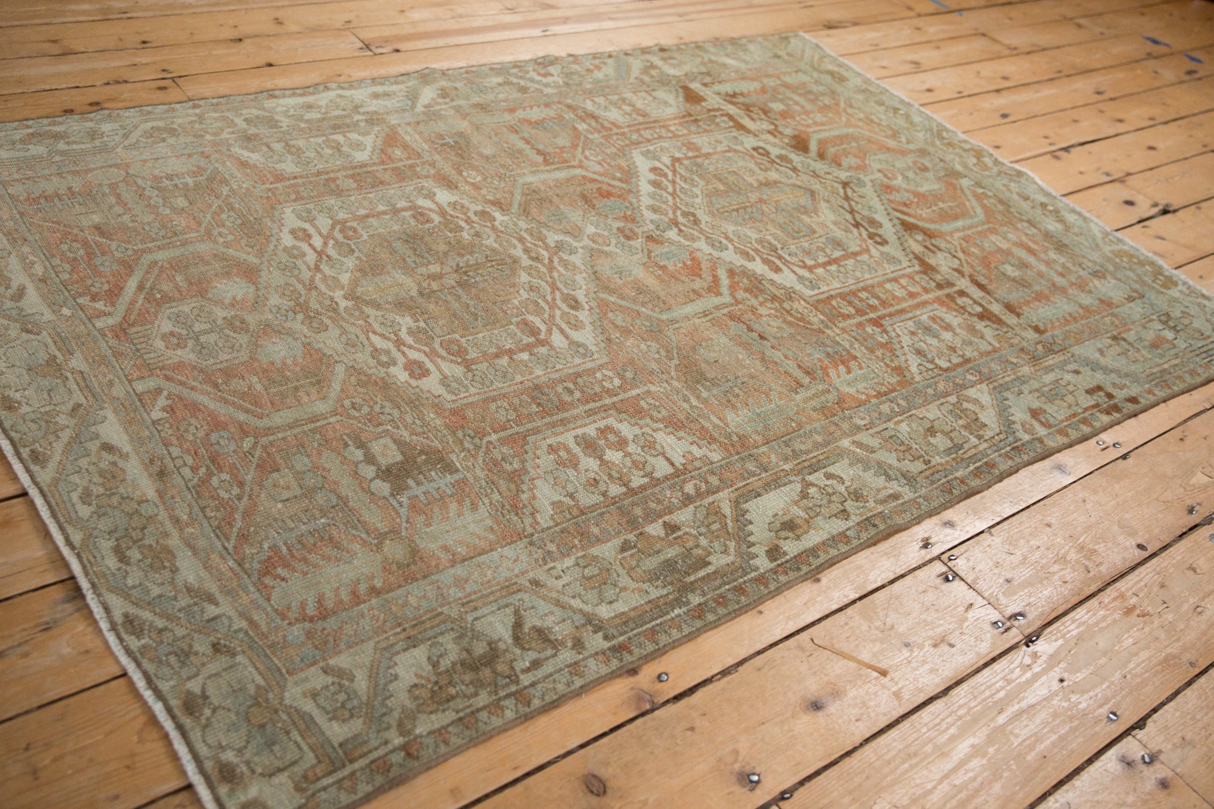 4.5x6.5 Vintage Distressed Malayer Rug
