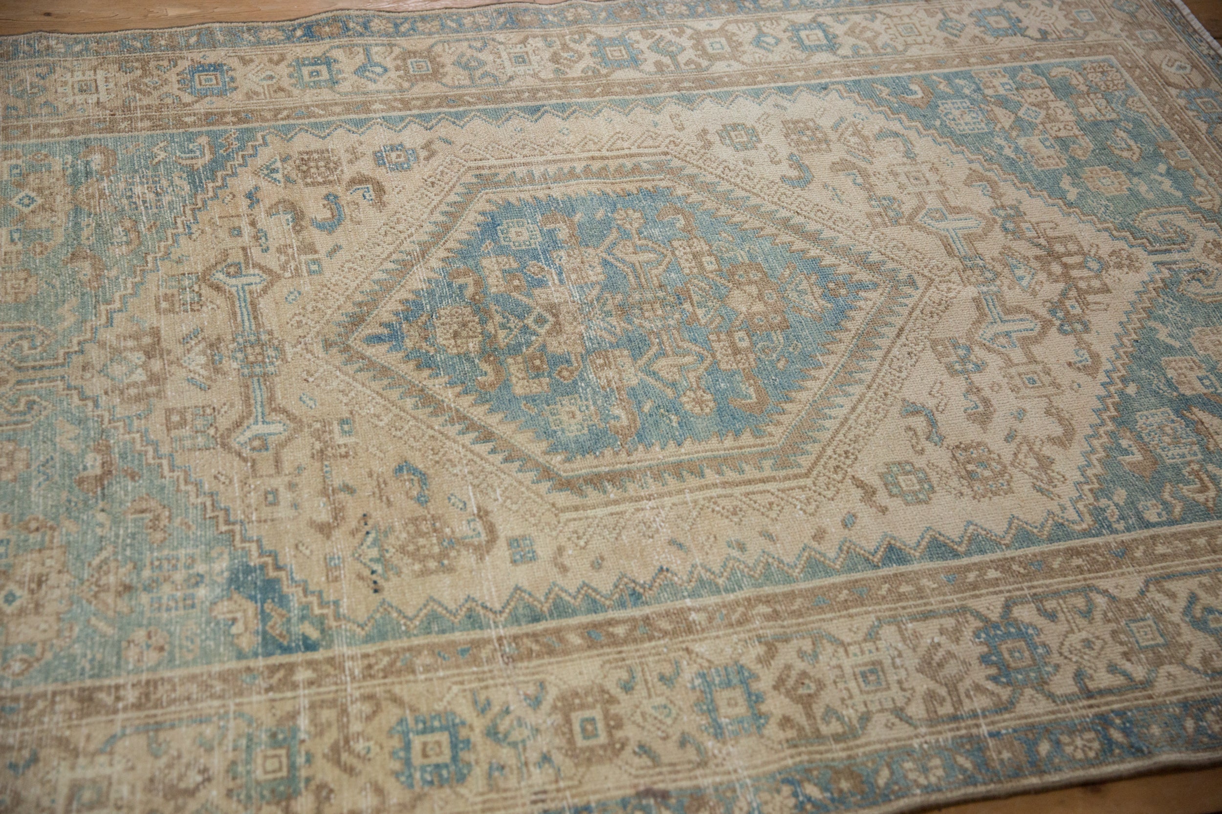 4x6 Vintage Distressed Hamadan Rug