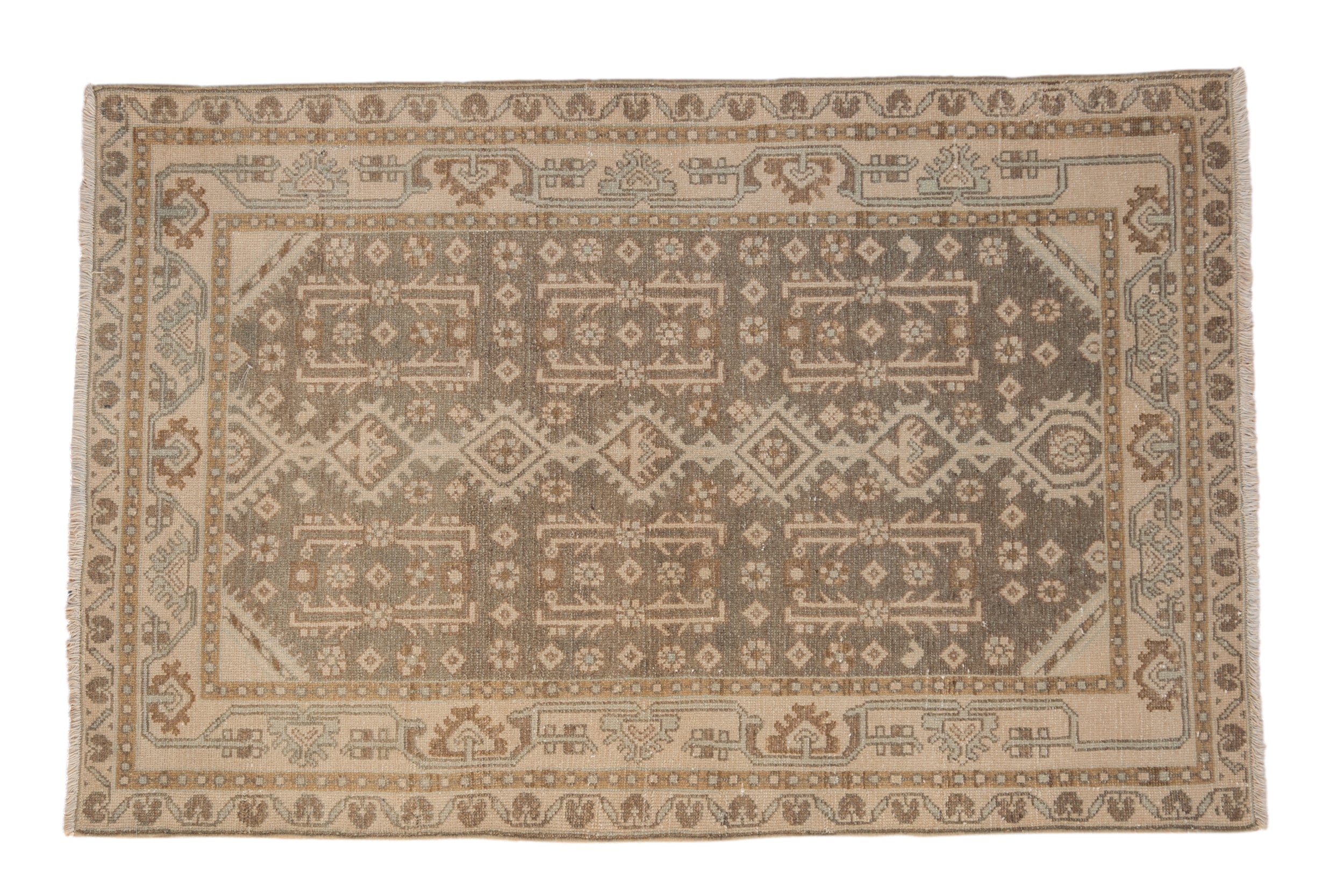 3.5x6 Vintage Distressed Hamadan Rug