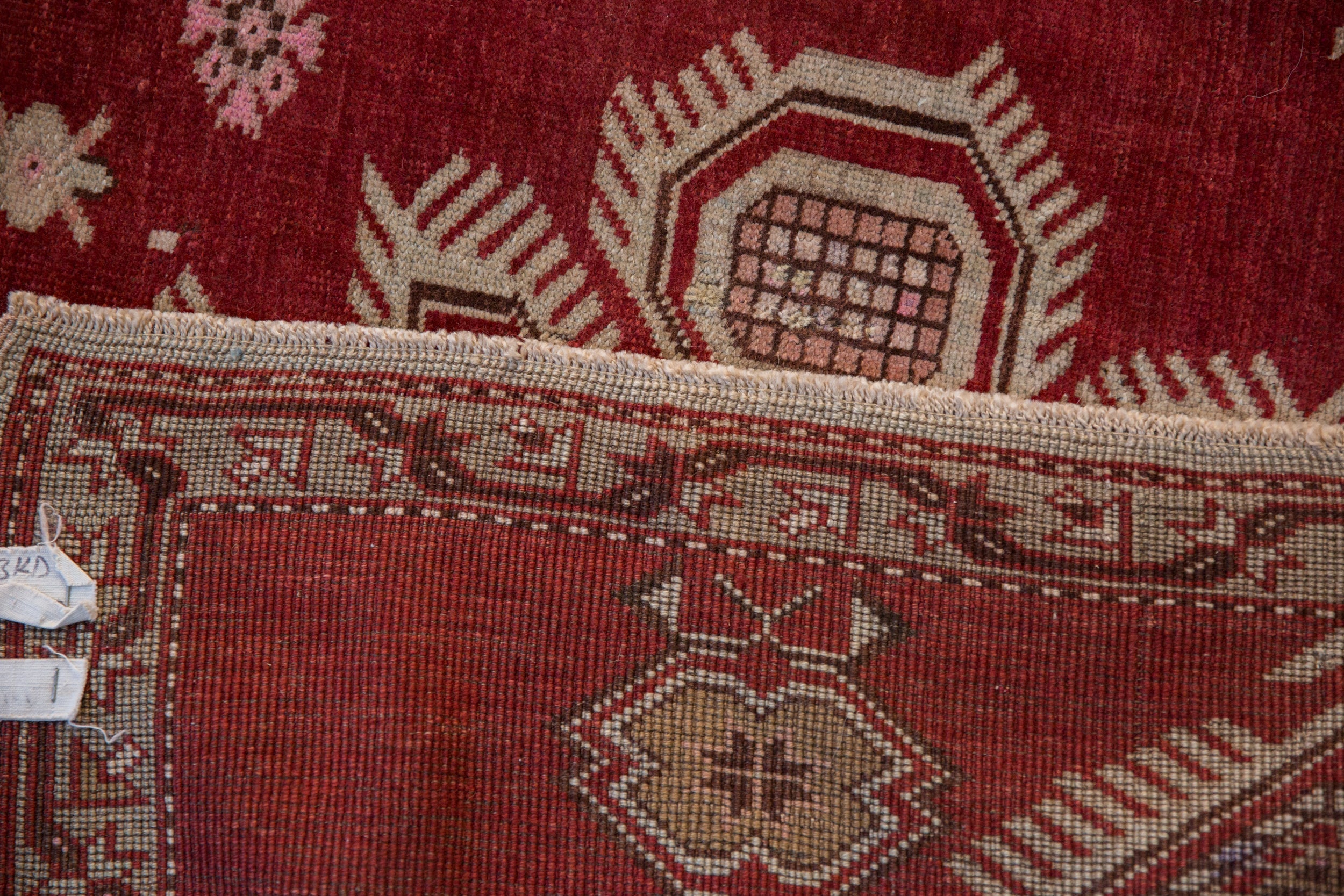 3.5x5.5 Vintage Distressed Caucasian Rug