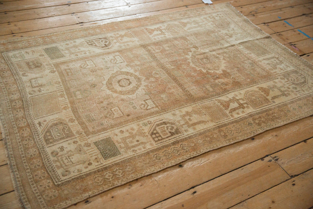 4x6 Vintage Distressed Afshar Rug