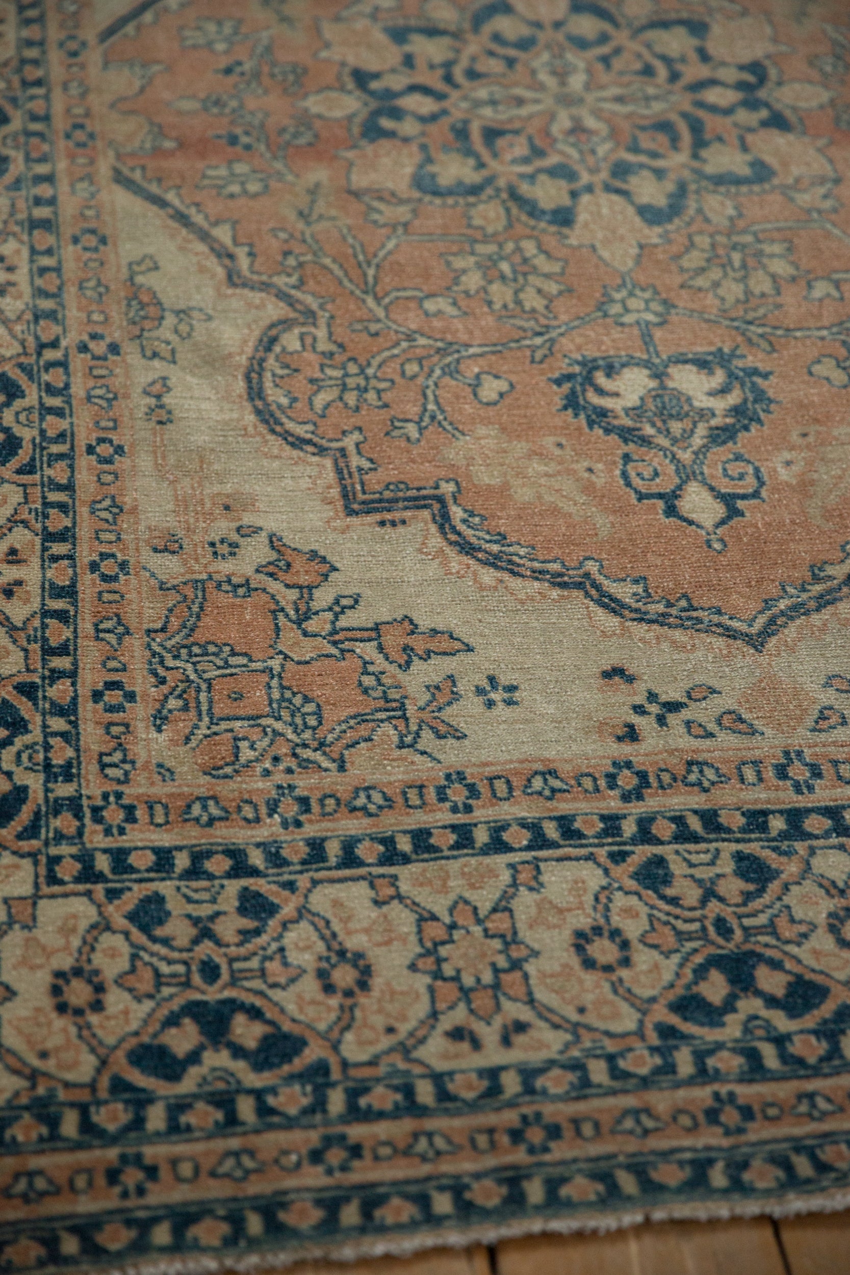 4.5x6 Vintage Distressed Tabriz Rug