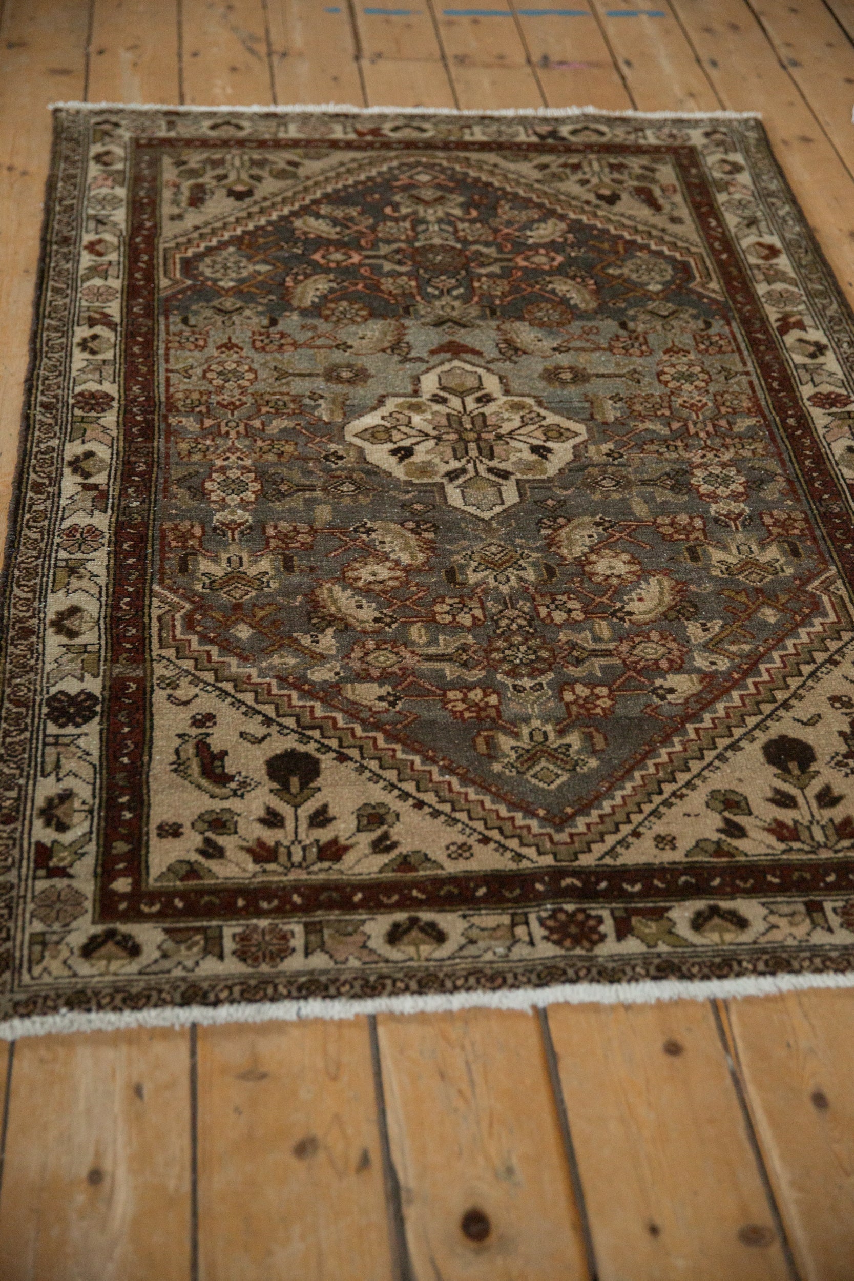 3.5x5.5 Vintage Distressed Hamadan Rug