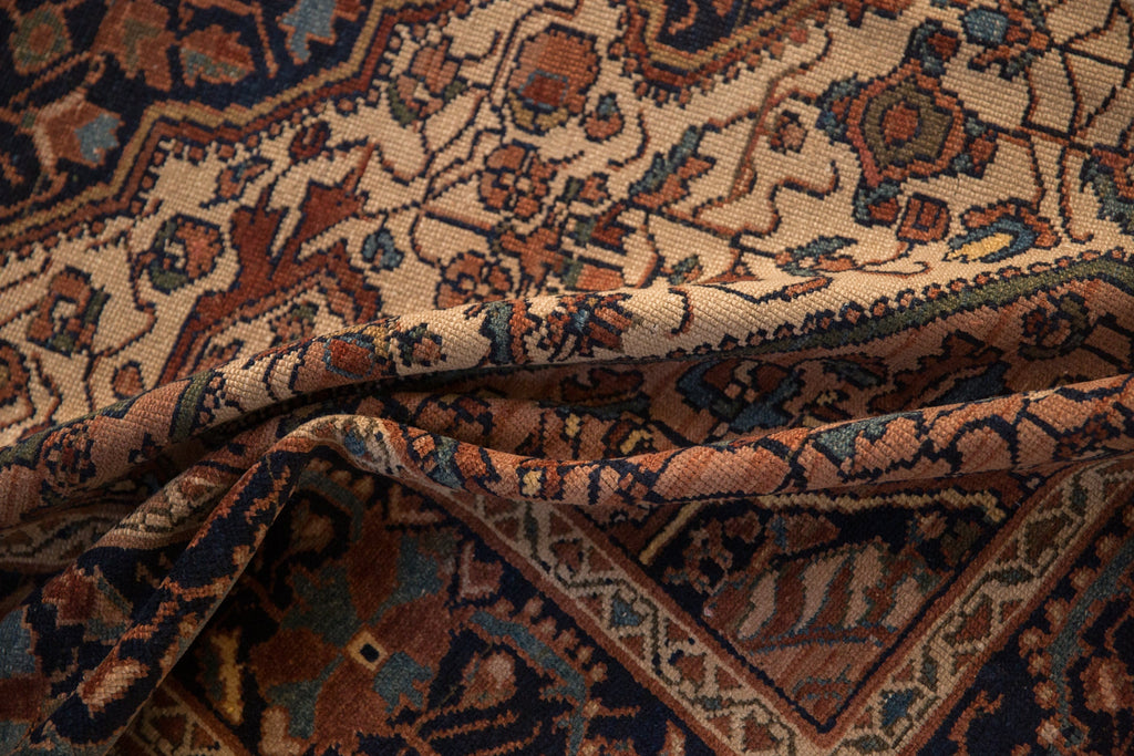 4.5x6.5 Vintage Distressed Malayer Rug