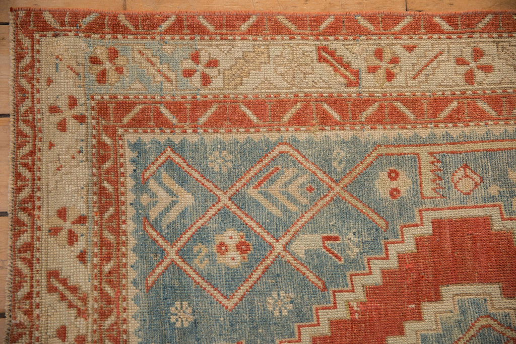 4x6.5 Vintage Distressed Karabagh Rug