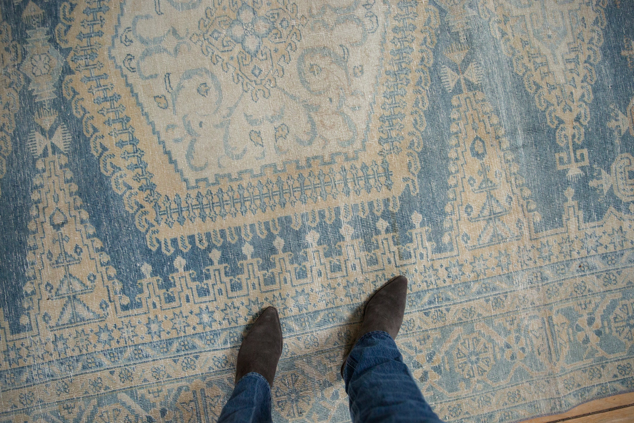 RESERVED 7x10 Vintage Distressed Veece Carpet