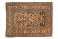 4.5x6 Antique Fine Tabriz Rug