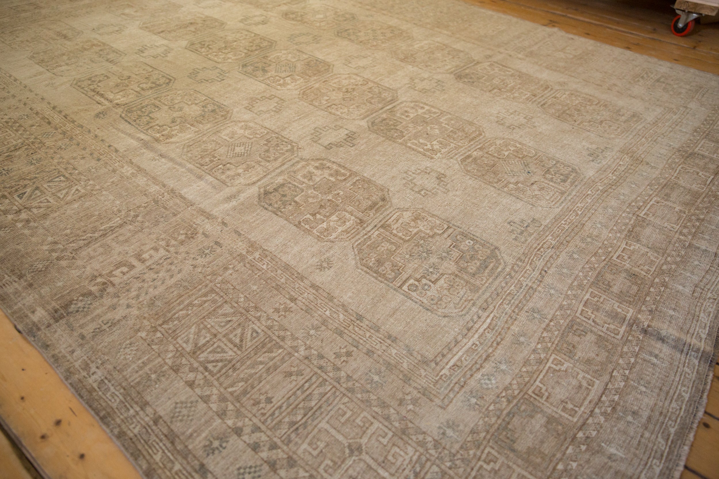 8.5x10.5 Vintage Distressed Ersari Carpet