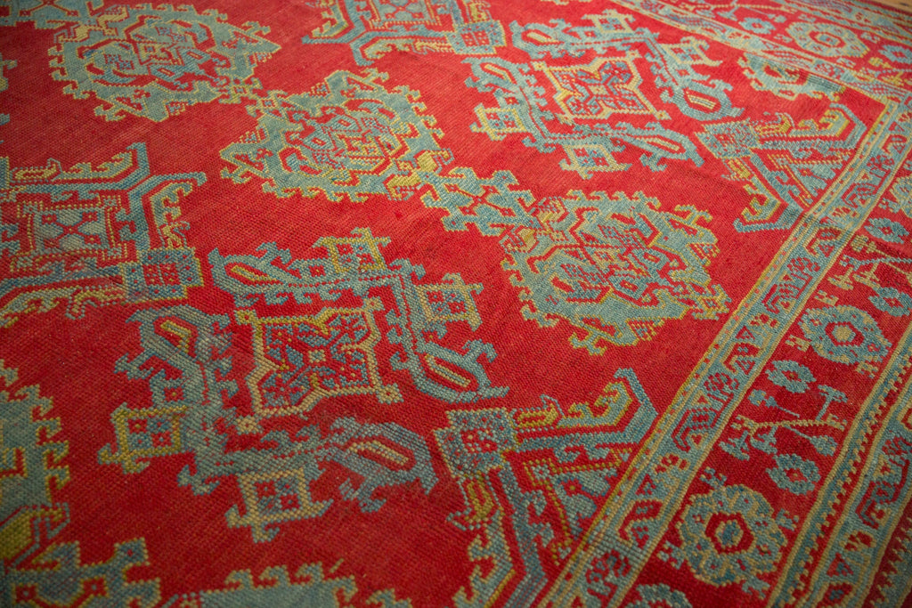 11.5x13.5 Vintage Oushak Carpet