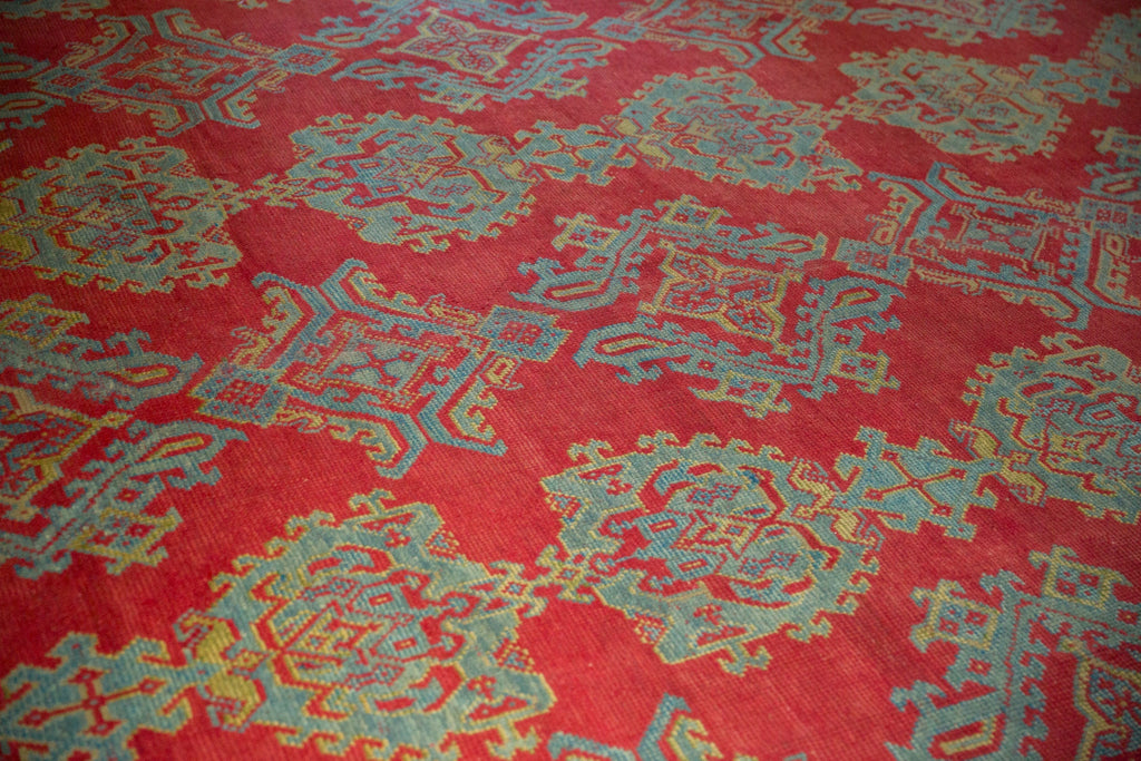 11.5x13.5 Vintage Oushak Carpet
