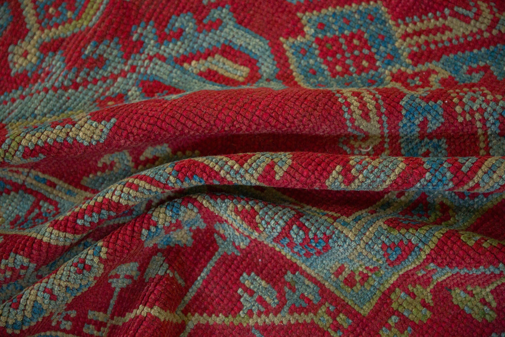 11.5x13.5 Vintage Oushak Carpet
