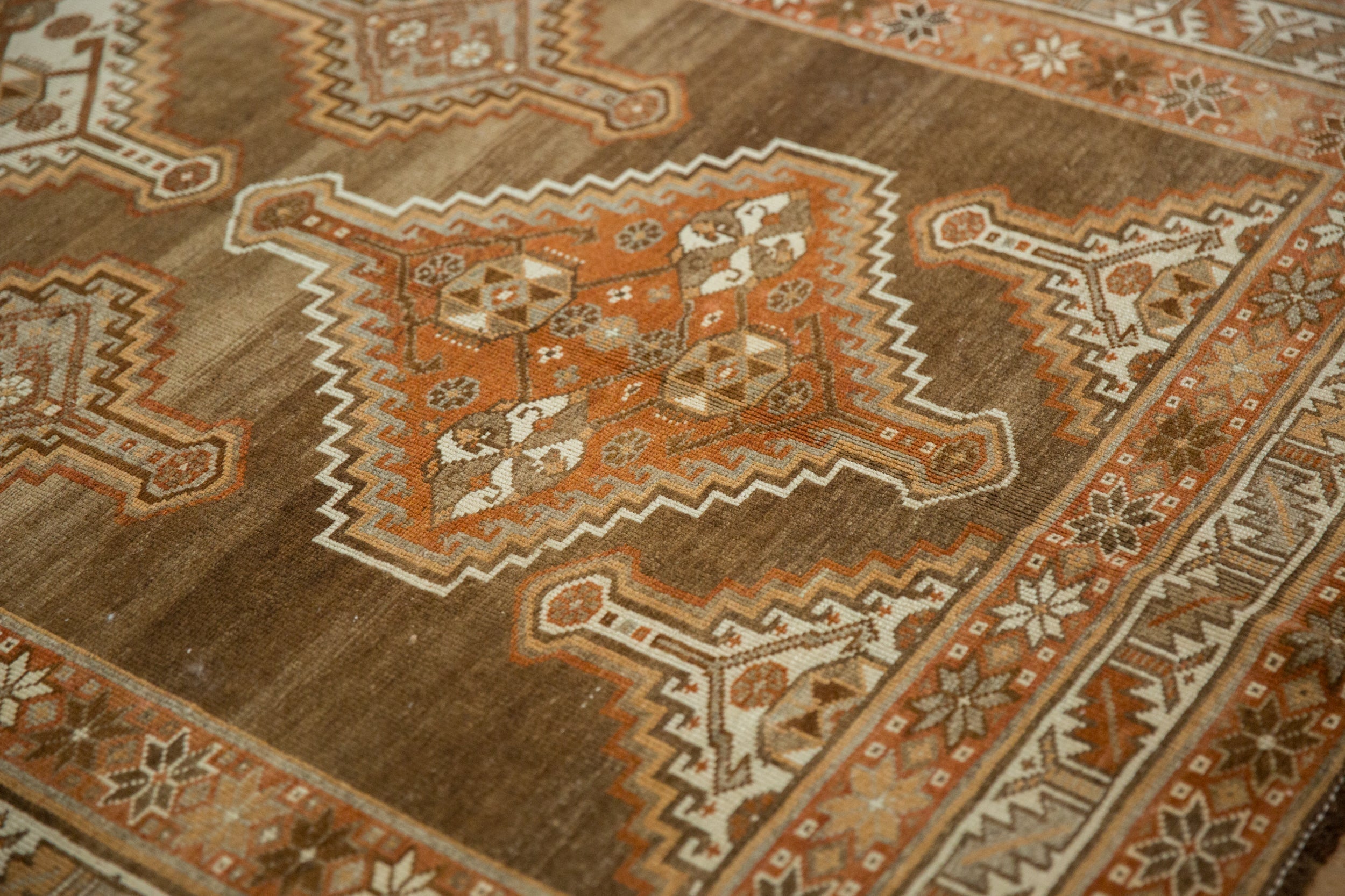 4.5x8.5 Vintage Distressed Kurd Rug