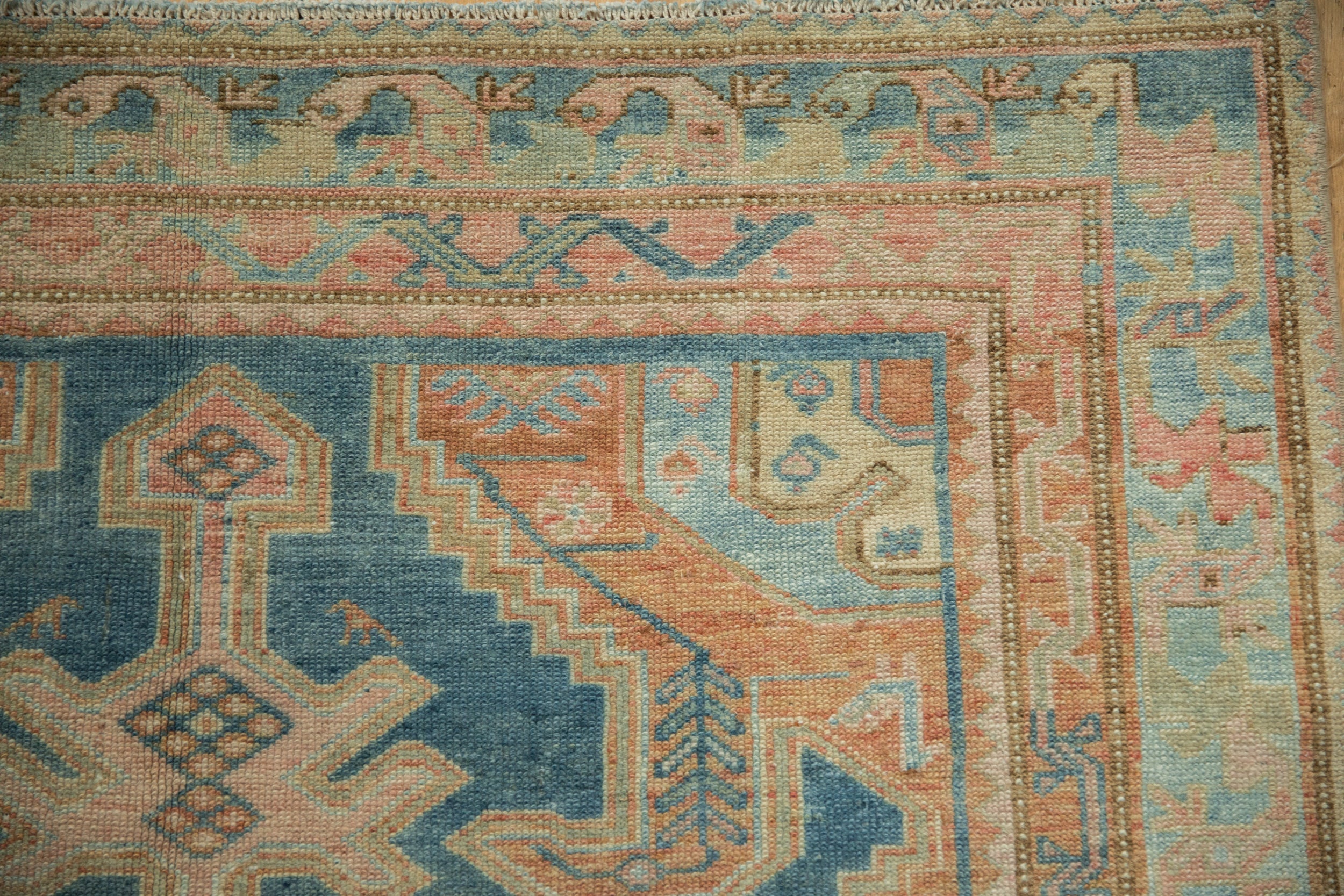 4x6 Vintage Distressed Malayer Rug