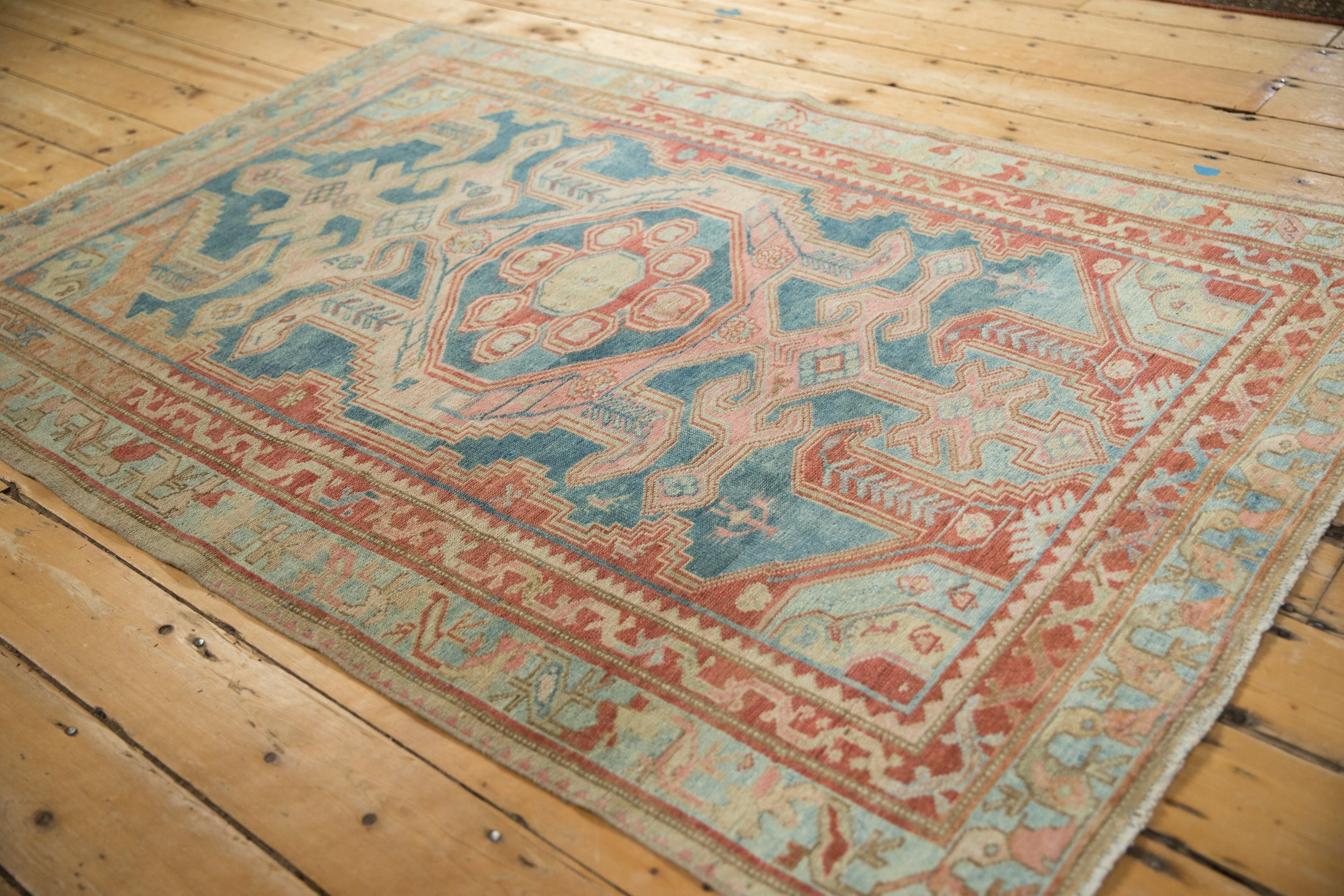 4x6 Vintage Distressed Malayer Rug
