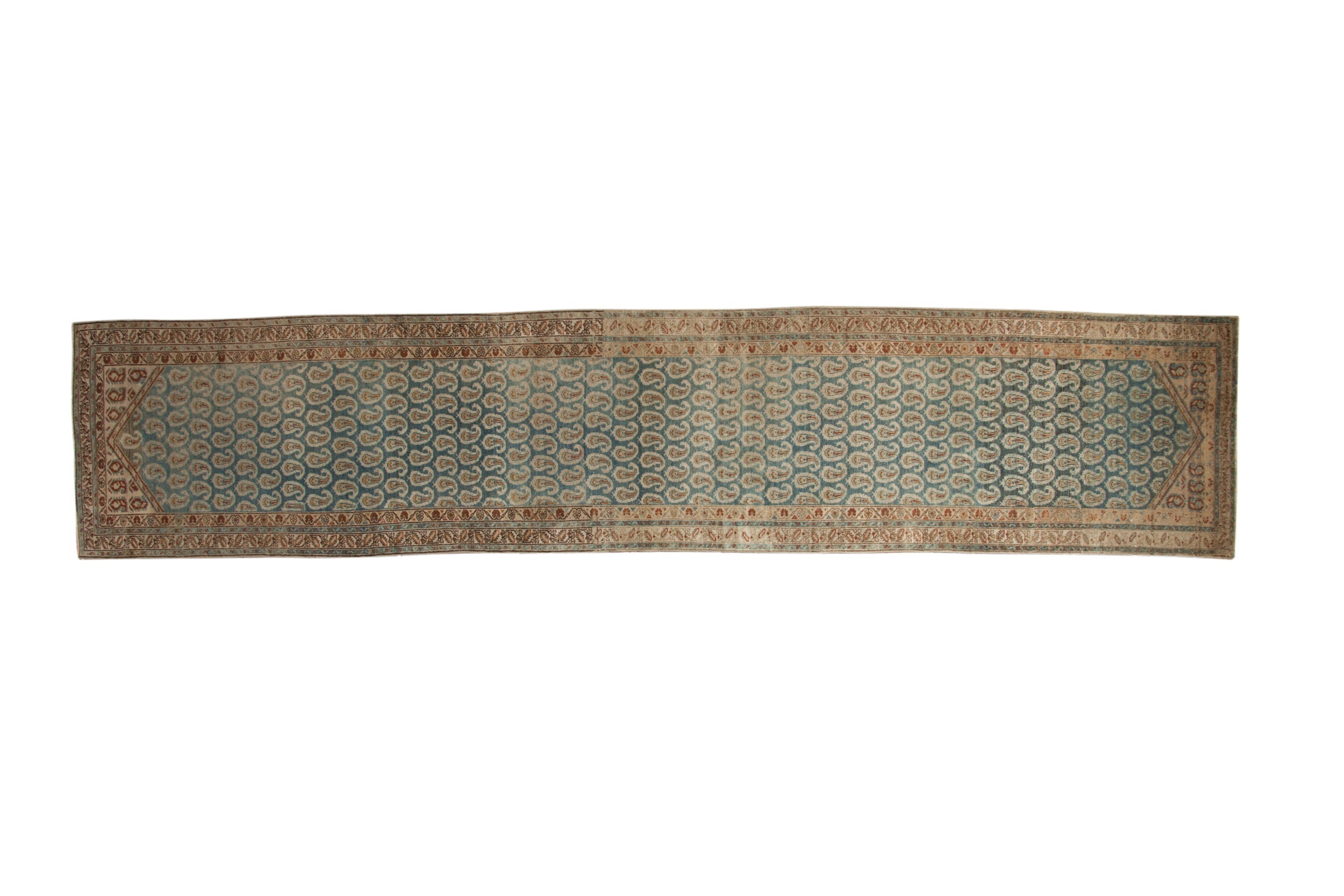 3x16 Vintage Distressed Hamadan Rug Runner