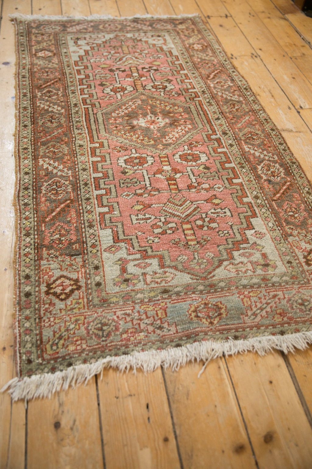 3x5.5 Vintage Distressed Heriz Rug