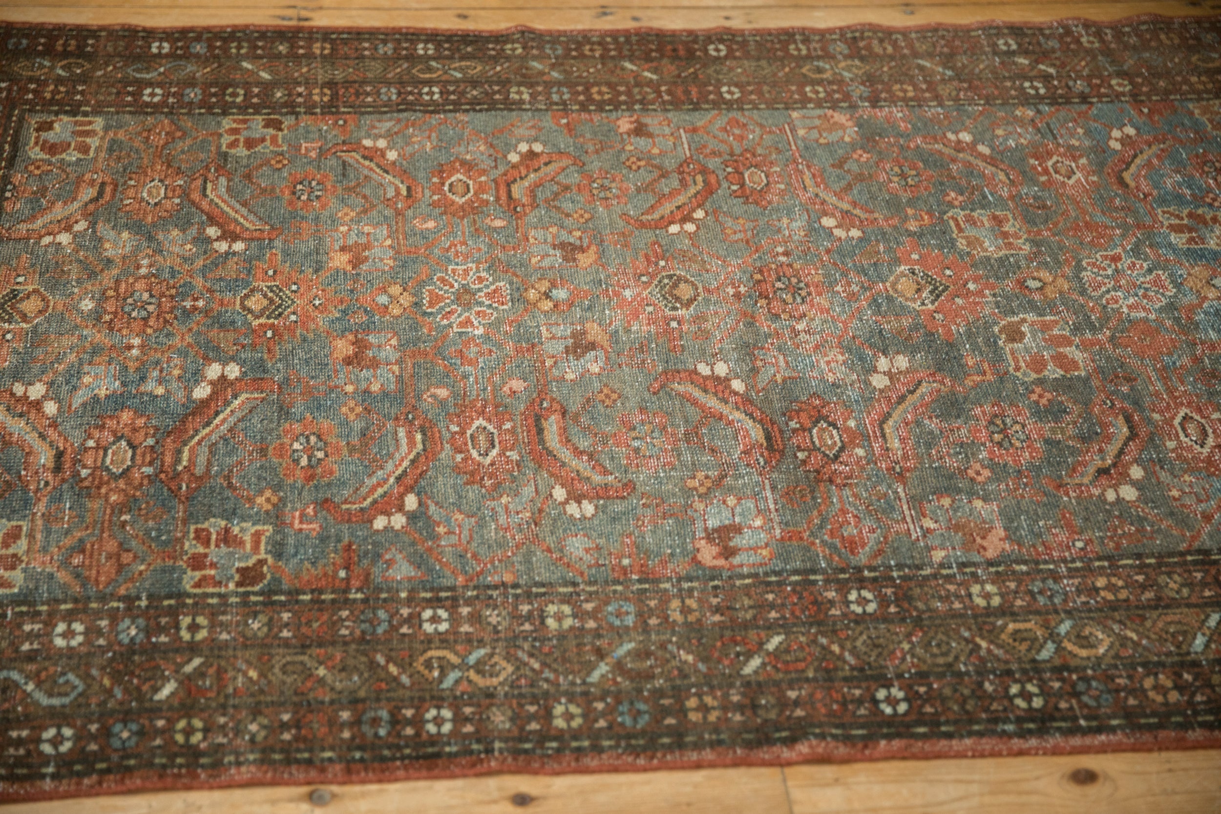 4x6.5 Vintage Distressed Malayer Rug