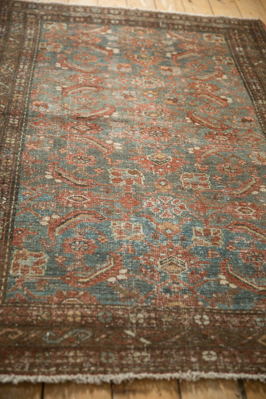 4x6.5 Vintage Distressed Malayer Rug