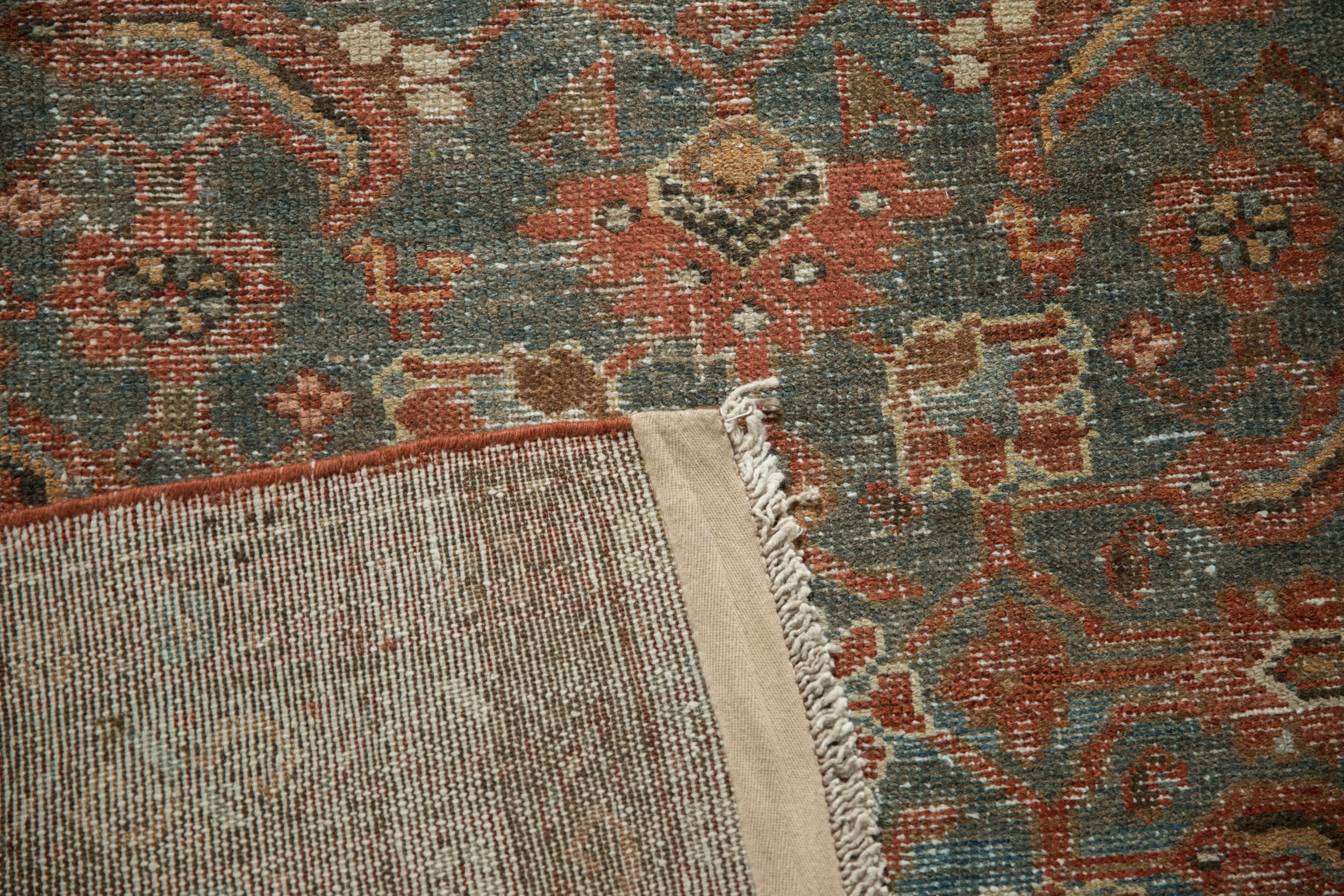 4x6.5 Vintage Distressed Malayer Rug