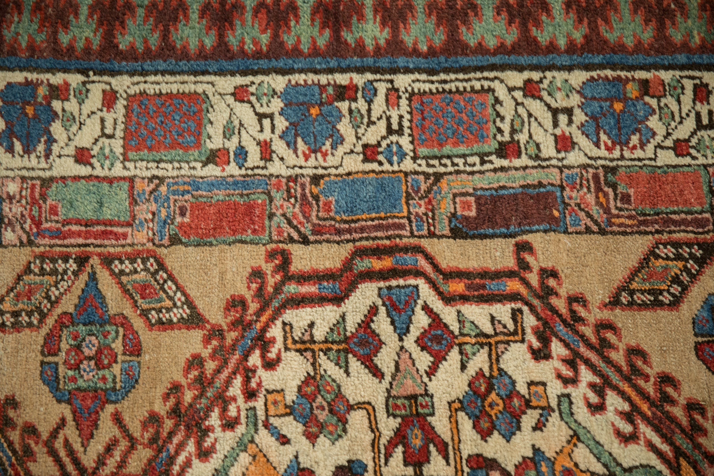 3x15 Vintage Serab Rug Runner