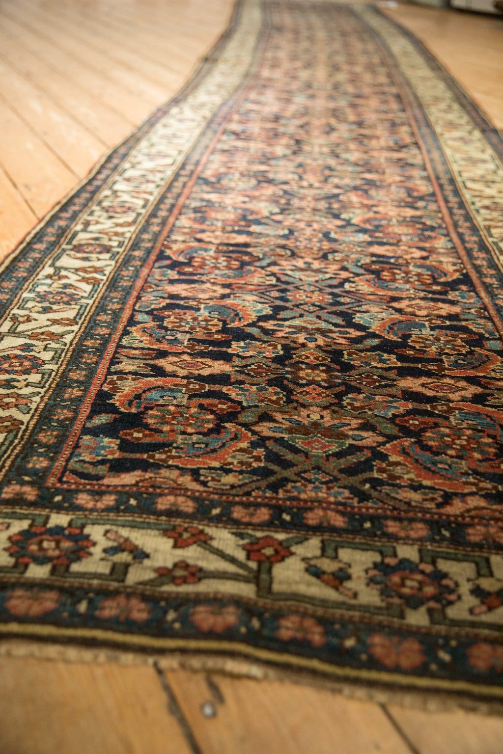3.5x18 Antique Bijar Rug Runner