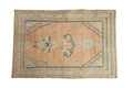 4x6.5 Vintage Distressed Hamadan Rug