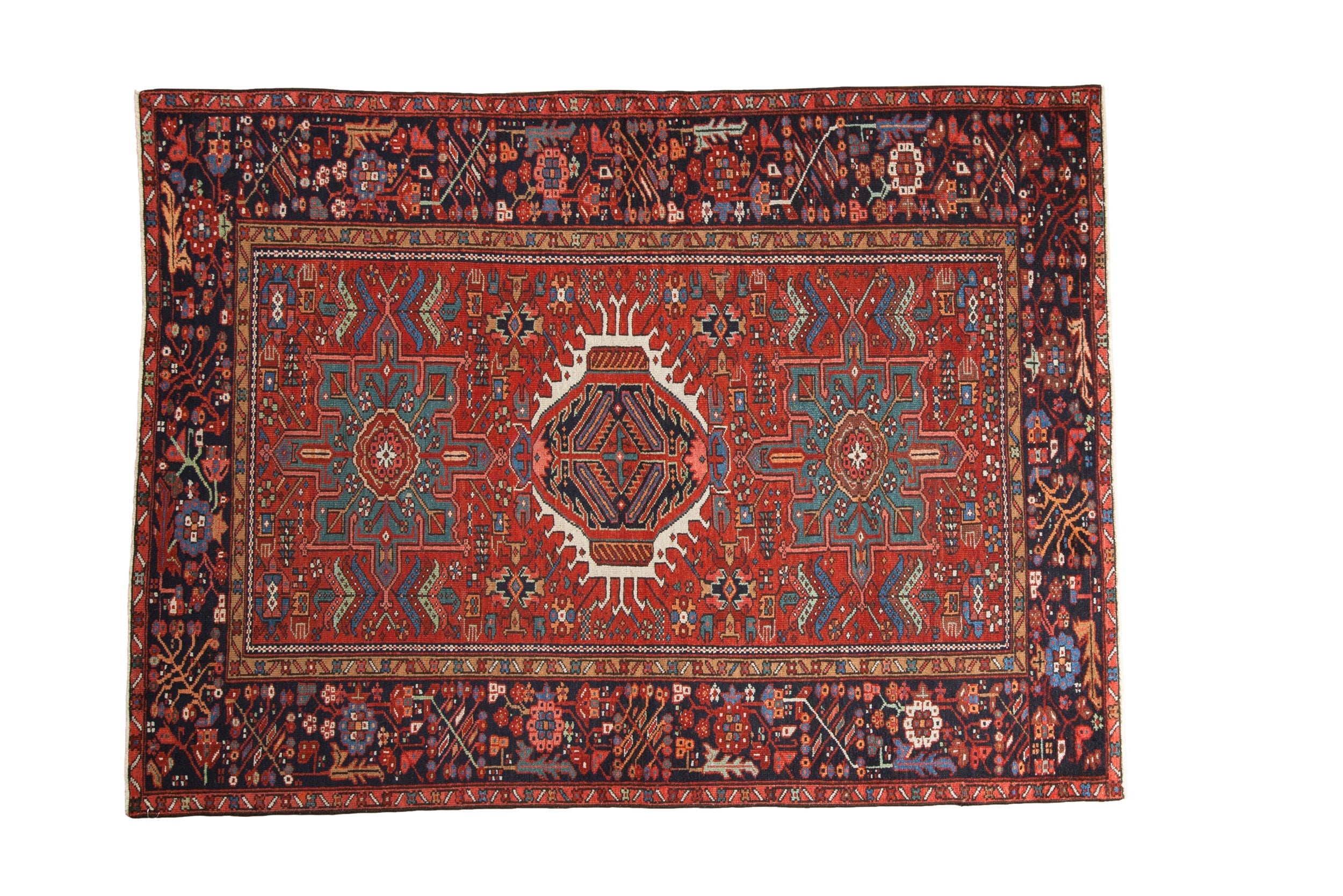 4.5x6.5 Vintage Karaja Rug