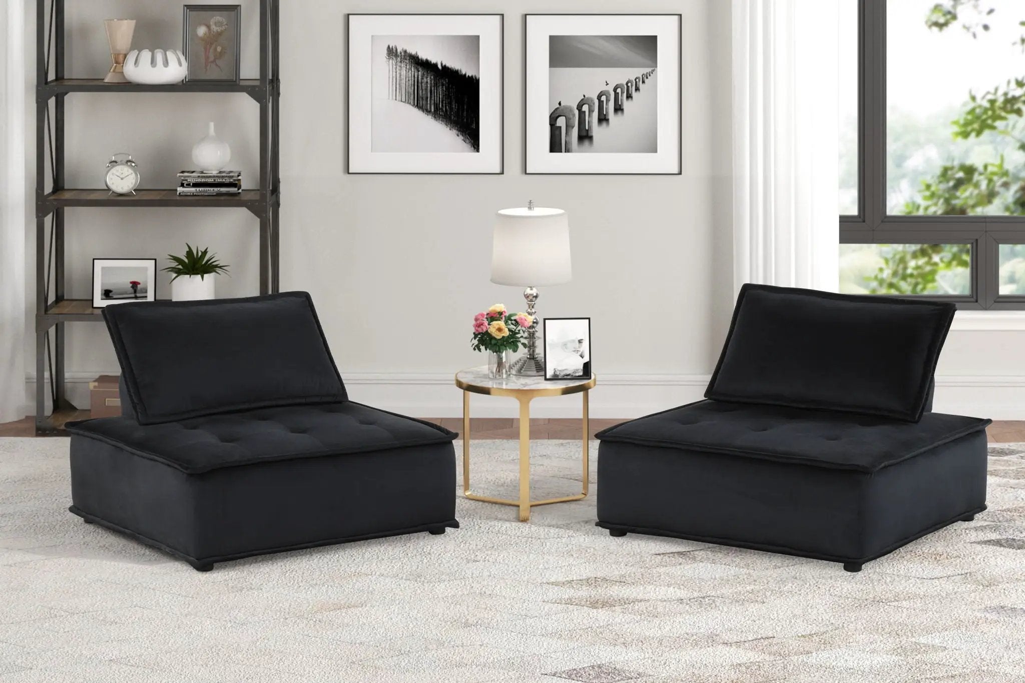 Anna - Armless Lounge Chair