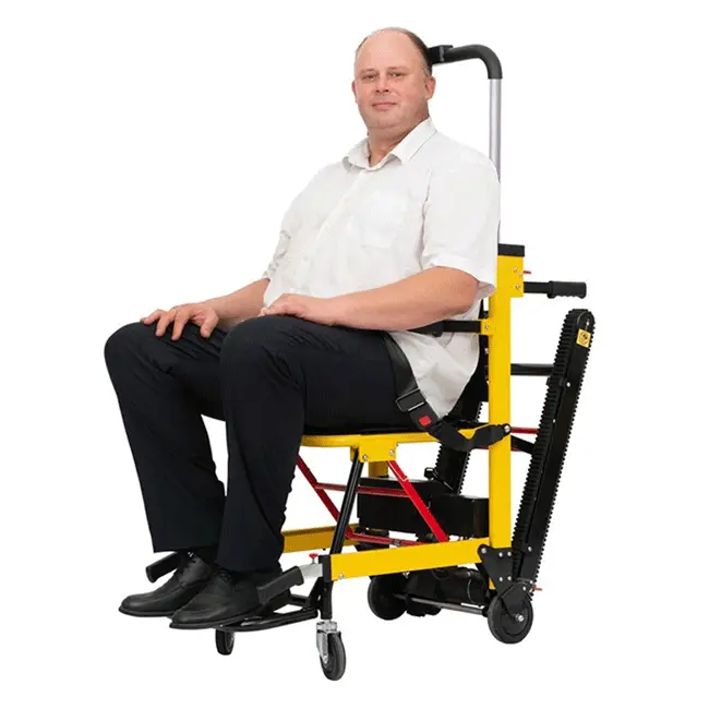 Heavy Duty Electric Motorized Handicap Elderly EMS Home Stair Climbing Wheelchair Lift, 350LBS [FDA Approved] (SAK54615)