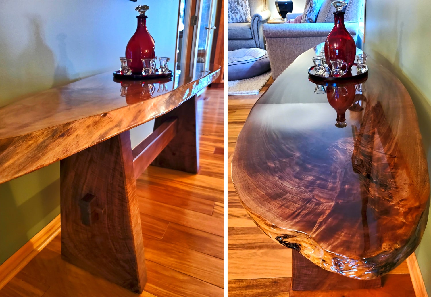 Bar Top and Table Top Clear Epoxy Resin 9 Gallons