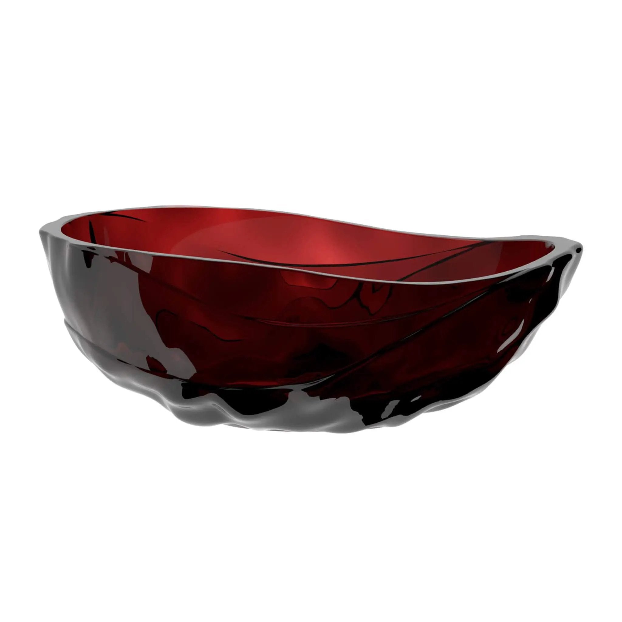 Extra Large 67" Modern Freestanding Oval Resin Soaking Bathtub (SAK14326)