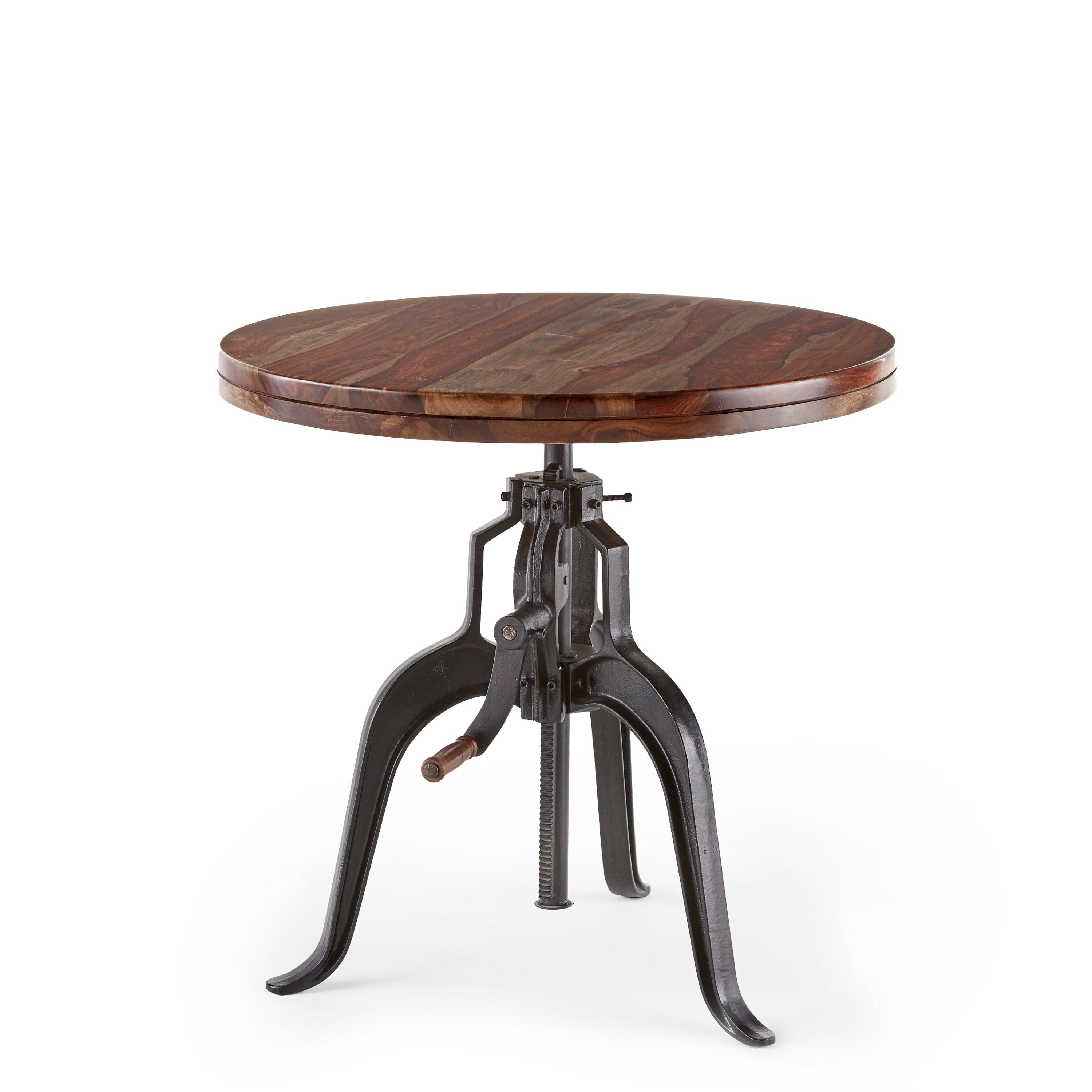 Sparrow - Round Crank Table - Dark Brown