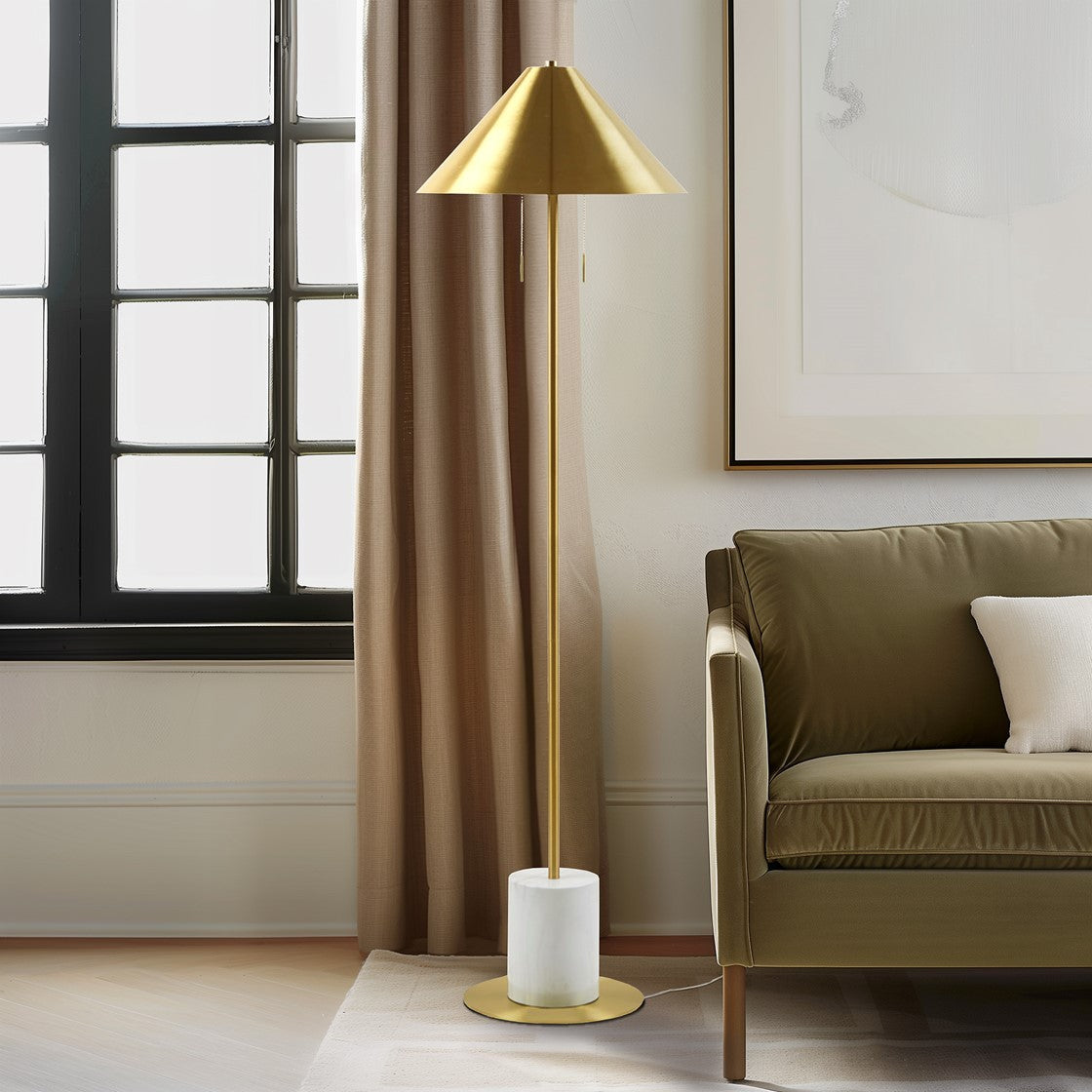 Floor lamp Gold/Marble See below